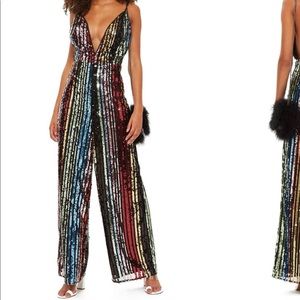 topshop sequin playsuit